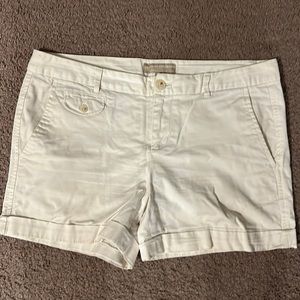 Banana Republic White Shorts